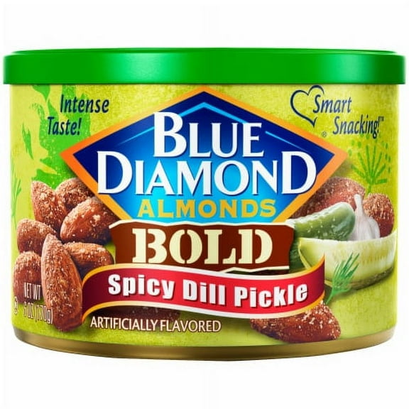 2X-Blue Diamond Bold Spicy Dill Pickle Almonds - 6 oz