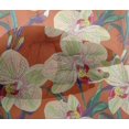 thumbnail image 4 of oneOone Viscose Chiffon Fabric Leaves & Orchids Floral Print Fabric BTY 42 Inches Wide, 4 of 4