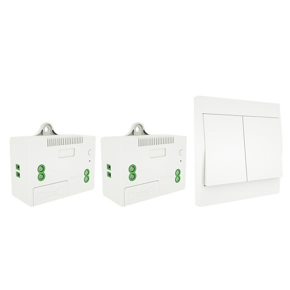Zootealy 110-230V Wireless Light Switch and Receiver Kit Self-powered Switch Remote Control Lighting Fixture