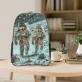 thumbnail image 5 of Susaid Astronauts On Lunar Mission Print Clear Backpack See Through Transparent Plastic Clear Bookbags for School, College, Stadium,Work, 5 of 7