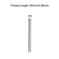 thumbnail image 2 of Unique Bargains Fully Threaded Rod M5 x 60mm 0.8mm Thread Pitch 304 Stainless Steel Right Hand Threaded Rods Bar Studs 15 Pack, 2 of 4