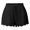 Black-QDiW, variant on Womens Lounge Shorts Ladies Relaxed Fit Casual Trousers with Lace Hem Women Beach Vacation Short Pants L2 Khaki