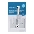 thumbnail image 3 of Perchero Baño Flowell Metal Plata 12X8X9Cm, 3 of 3