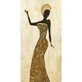 thumbnail image 3 of Shaternik, Julia 11x18 Black Modern Framed Museum Art Print Titled - African Dance I, 3 of 5