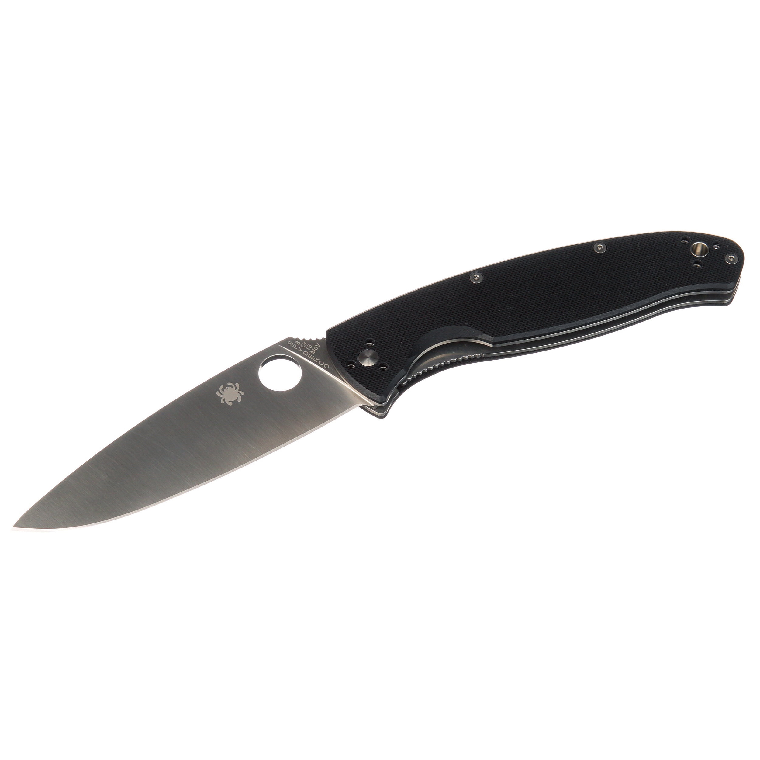 SPYDERCO RESILIENCE FOLDER 4.25" 8C13MOV STAINLESS G-10 BLACK
