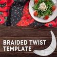 thumbnail image 4 of Multi-function Quilting Ruler Tablecloth Braided Twist Template DIY Sewing Craft, 4 of 6