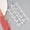 10 grids, variant on Yihuala 5 or 10 Space None Nails Display Rack Clear Acrylic Construction For Manicure Training And Retail