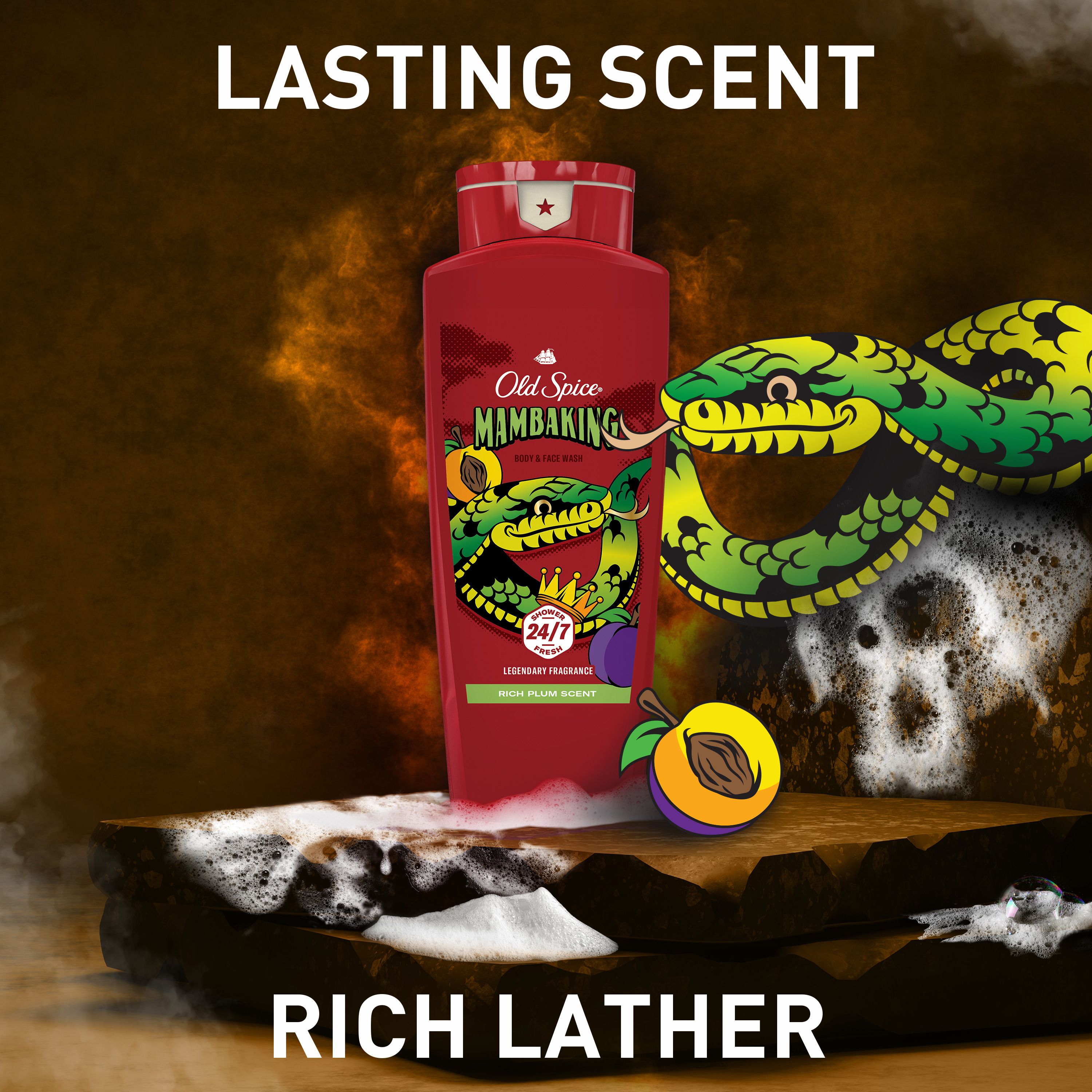 Old Spice Gel Douche pour Hommes, MambaKing