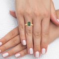 thumbnail image 2 of GemsNY May Birthstone - Traditional Emerald Cut Emerald Solitaire Ring For Women (Grade - A | 1.50cts.), 2 of 4