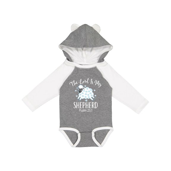 Inktastic The Lord is My Shepherd Psalm 23 Boys or Girls Long Sleeve Baby Bodysuit