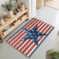 thumbnail image 2 of Entryway Rug 2'x3', Independence Day Kitchen Runner Rugs Non-Slip Carpet Mats, 4 of July Blue Red Stars Striped Wood Bedside Rugs Runners Washable Floor Carpet for Bathroom Laundry Room, 2 of 8