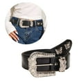 thumbnail image 2 of Cowgirl Waist Belts for Jeans Pants Vintage Buckle Belt for Y2K-Girls Hip-Hop, 2 of 8
