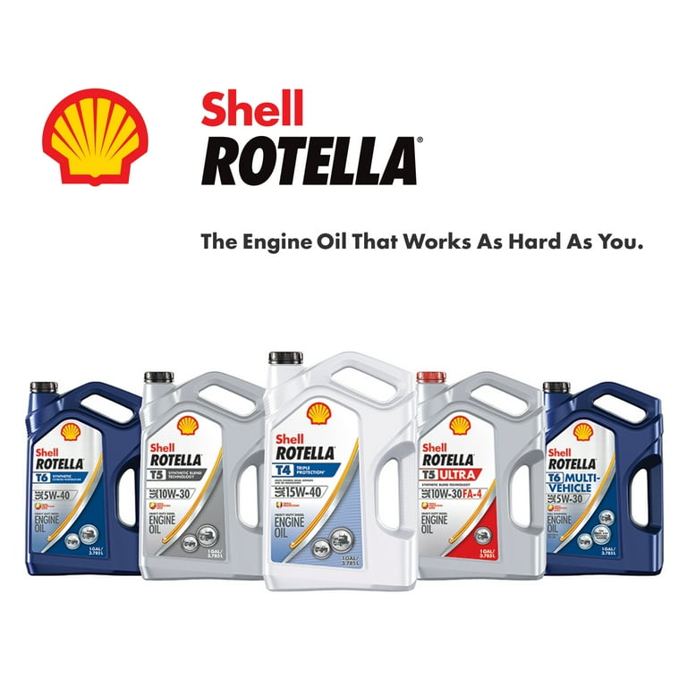 Shell Rotella T5 10W-30 Synthetic Blend Motor Oil,, 59% OFF