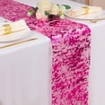 thumbnail image 3 of Hot Pink Table Runner Pink Sequin Metallic Decorations Party Birthday for Bachelorette Wedding Shower Christmas, Sparkle Dining Table Centerpieces Glitter Foil, 3 of 6