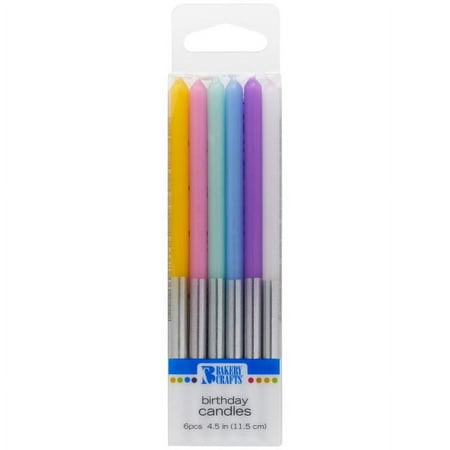 Wonderment Silver Assortment Candles 4.5"