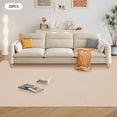 thumbnail image 4 of 20" x 20" Square Carpet Floor Tile,  20Pcs Peel and Stick Carpet , Flooring Washable, Sticky Tile Carpet Patch for Home, Living Room, Kitchen and Office (Beige-camel), 4 of 12