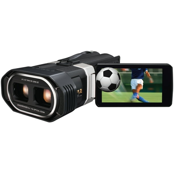 JVC Everio GS-TD1BUS 3D Digital Camcorder, LCD Touchscreen, Full HD - Walmart.com