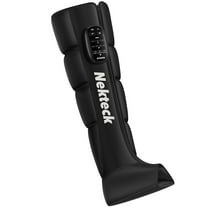 Nekteck Leg Massager Recovery System, Cordless Air Compression Massage, Rechargeable Portable Full Leg Boots for Circulation and Pain Relief (Single Unit)