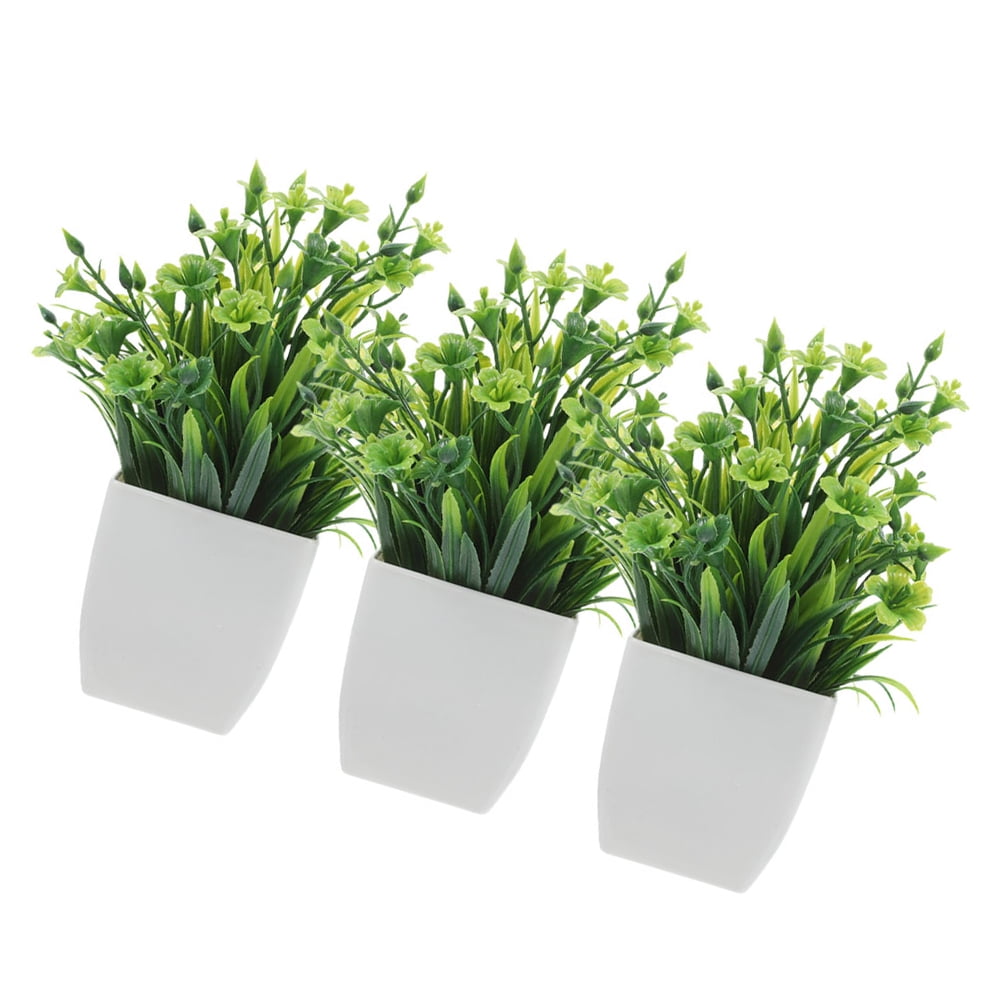 9 pcs   Realistic Potted Plants Home and Office Decor Small Fake Plants Shelf Decor Artificial Greenery for Coffee Table Bedroom Dresser and Kitchen Cabinet