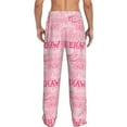 thumbnail image 6 of Mens Pajama Pants, Western Cowgirl Soft Sleep & Lounge Pants for Men, Cuteness Casual PJ Bottoms Pants with Pockets, 6 of 7