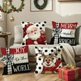 thumbnail image 2 of Christmas Decorative Pillow Covers 18x18" Home Decors for Couch Bed Sofa Bedroom Living Room Christmas Printed Pillow Cover Series Home Sofa Decoration Cushion Cover Bedroom Pillow Cover, 2 of 7