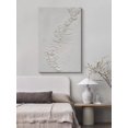 thumbnail image 3 of Pintura al óleo pintada a mano con líneas abstractas blancas y gruesas, decoración de pared moderna, diseño gris, pinturas acrílicas, lienzo artístico para pared, 3 of 5