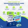 thumbnail image 3 of Dishwasher Cleaner & Deodorizer Tablets 24-Pack – Deep Clean, Fresh, Sparkling Cleaning for Spray Arms, Filters Drains Removes Grease, Residue Hard Water Buildup, 3 of 4