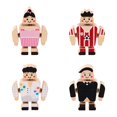 thumbnail image 1 of 4 bloques de construcción de madera a presión, minifiguras de personas, juguetes, juego divertido, pintados a mano. Estilo A, 1 of 6