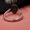 thumbnail image 6 of SATYAVIE JEWELLERY 925 Sterling Silver Rings, Handamde Silver Double Sided Ring, Reversible Flip Ring, Labradorite Gemstone Ring, 6 of 8