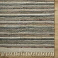 thumbnail image 4 of BoutiqueRugs Brenda Bohemian Hand Loomed Striped Area Area Rug - Sage, Sandstone, Charcoal - 8' x 10', 4 of 6