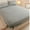 Gray, variant on Full Size Waterproof Mattress Protector, Breathable Soft Mattress Pad Cover for Bed, Navy Blue