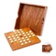 thumbnail image 5 of Tablero De Solitario De Madera, Tablero De Ajedrez De Mármol, Tablero De Juego Con Caja De Almacenamiento, 33 Canicas Para El Hogar, Adultos, Niños Mayores De 6 Años Yuarrent FN002600-00, 5 of 6