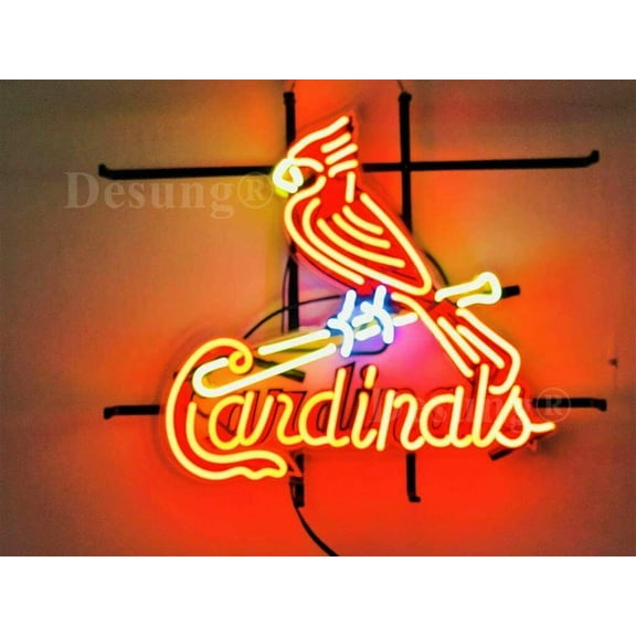 Queen Sense 20"x16" St Louis Sports Team Cardinal Neon Sign HD Vivid Printing Handmade Artwork Neon Light 120SLCLVVD