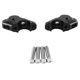 thumbnail image 3 of Motorcycle Handlebar Riser Handle Bar Clamp Extend Adapter For Tenere 700 Xt700z World Raid (black), 3 of 5