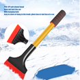 thumbnail image 2 of pala de nieve, pala de nieve de emergencia, raspador de hielo para automóvil, pala de nieve multifuncional excelente resistencia a bajas temperaturas raspador de hielo para automóvil TUNC Sencillez, 2 of 5