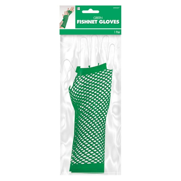Amscan Green Long Gloves