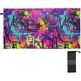 thumbnail image 2 of GZHJMY Graffiti Patterns and Spray Paint Ink Elements Beach Towel Quick Dry Absorbent Bath Towels Sandproof Lightweight Towel for Gym Yoga Sports Swimming- 30x60in Washcloth, 2 of 7