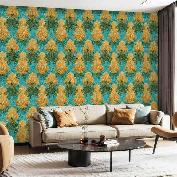 Peel and Stick Wallpaper Canvas Contact Paper Pine cones for fabric stationery new year holidays Self Adhesive and Removable 23.6in x 118in