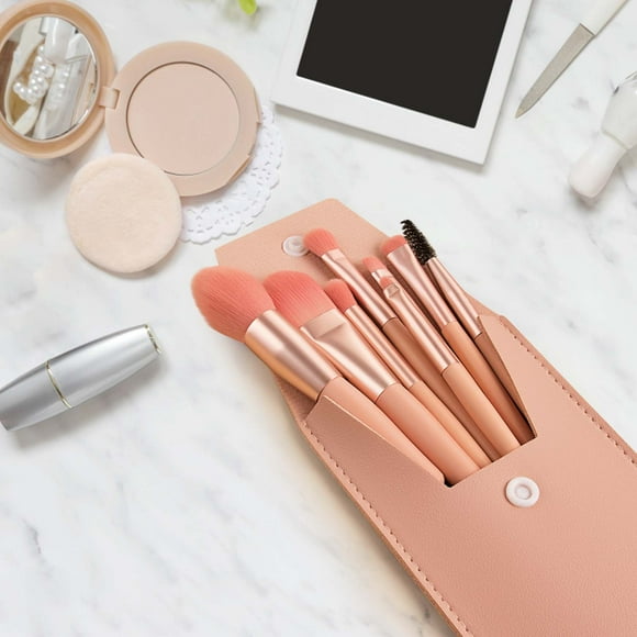 pstuiky Make Up Kit 8 Mini Macaron Makeup Brush Set Eye Shadow Blush Portable Full Set Of Soft Hair Round Concealer Eyeliner Beauty Sale