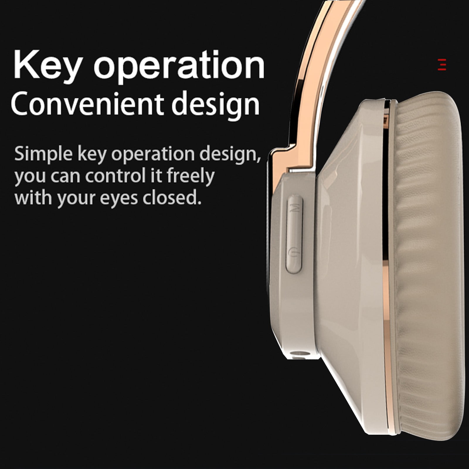 Bluetooth Headphones, 120H Playtime Headphones Wireless Bluetooth with 3 EQ Modes, Low Latency, Hands-Free Calls, Over Ear Headphones for Travel Home Office Cellphone PC - Khaki