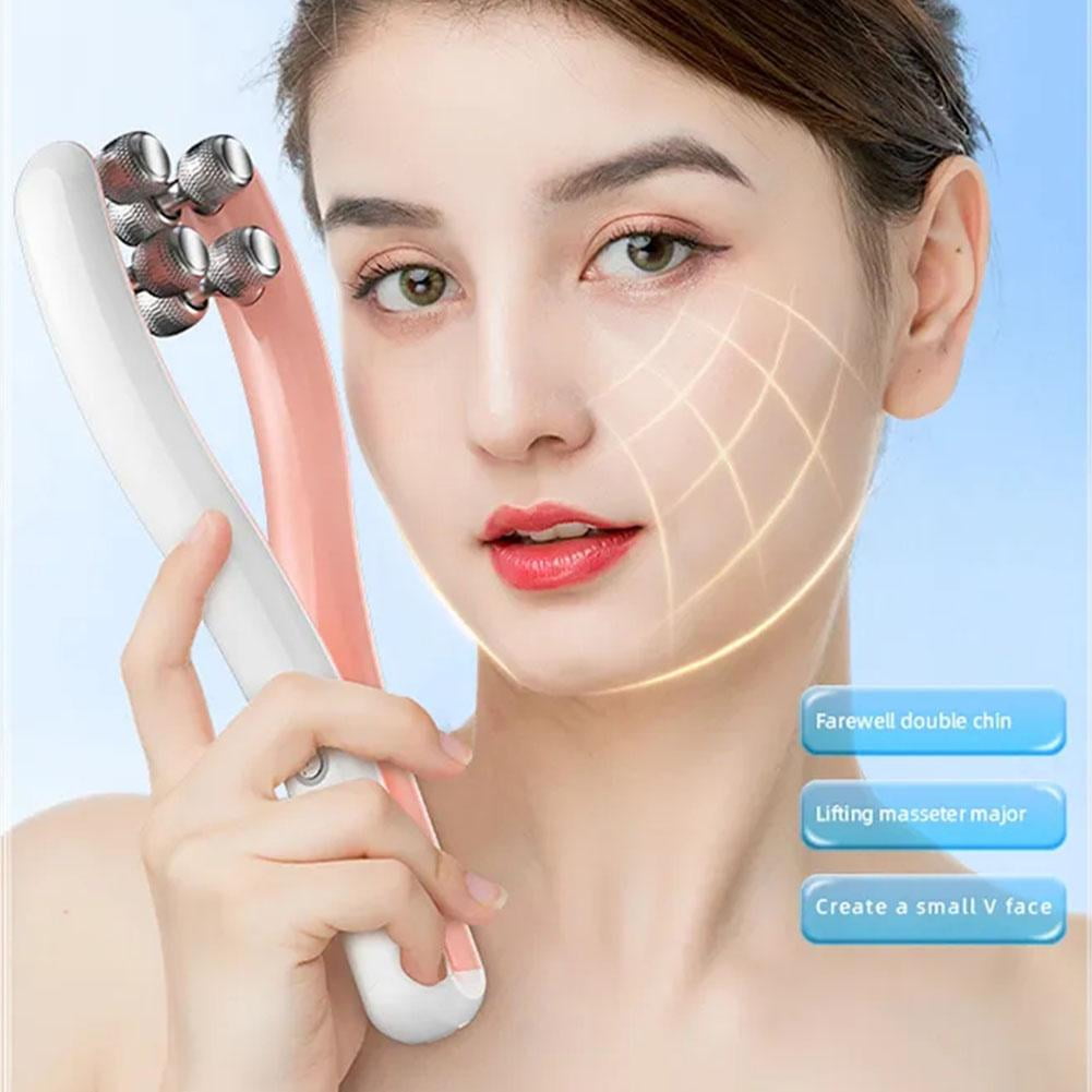 KRONDO EMS Face Lifting Roller RF Double Chin V Face Shaped Facial Massager LiftUp