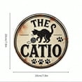 thumbnail image 2 of HELLOYOUNG Cat Wall Art Hanging Sign Unique Rustic Home Decor Tin Sign 8x8 Inch Metal Poster for Kitchen Living Room Bedroom Bathroom Outdoor Cat Lovers Gift, 2 of 7
