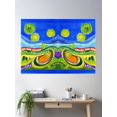 thumbnail image 2 of Blue Sky Poster Wall Art, Modern Wall Decor, 12x18 UNFRAMED, 2 of 3