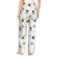 thumbnail image 3 of Xecao Cute Cat Women's Straight Lounge Pajama Pants: The Epitome of Relaxed Sleepwear, 3 of 9