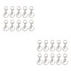 thumbnail image 4 of Inteprter 10 pack/lote mosquetones garra de langosta para llavero-accesorios fuertes y funcionales para llave fácil Type7 NO7, 4 of 6