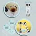 thumbnail image 3 of Advancent Batidora eléctrica de café, proteína, batido de leche, botella mezcladora para adultos, gran capacidad, taza mezcladora, accesorios de cocina Juegos de servir café y té Advancent HA083163-01B, 3 of 6
