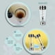 thumbnail image 3 of Moyic Mezclador de bebidas eléctrico portátil, batidora de leche y jugo de café, botella agitadora, taza mezcladora de gran capacidad Juegos de servir café y té Moyic HA083163-01B, 3 of 6