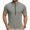 Light Gray, variant on Mens Cycling Jersey Cycling Shirt Short Sleeve Bike Riding Shirt, 1/4 Zip Moisture Wicking Mock Neck Top, for Mountain Biking Track Training, Solid Color Quick Dry Activewear Tee