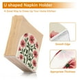 thumbnail image 5 of Yayeee Napkin Holder for Table Set of 2 Kitchen Paper Tissue Organization, Light Pink Flowers, 5 of 8