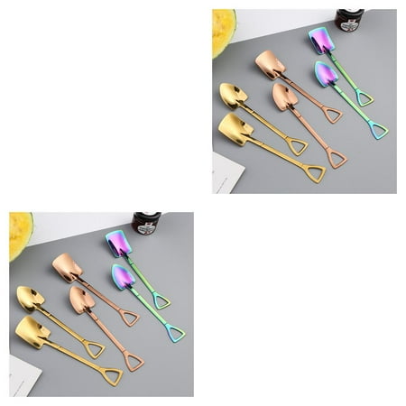 

Widealiff 2Pcs Spoon Rust-Proof Washable Ice Cre Scoop Stainless Ice Cre Scoop Hanging Steel Hanging Spoon